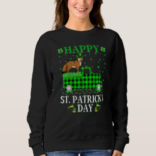 Funny Buffalo Pset Green Truck Coyote St Patrick' Trui