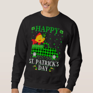 Funny Buffalo Pset Green Truck Goldfish St Patric Trui