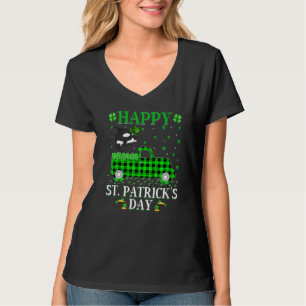 Funny Buffalo Pset Green Truck Orca Fish St Patri T-shirt