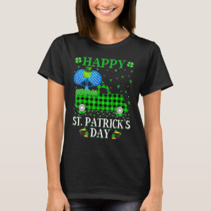 Funny Buffalo Pset Green Truck Padel St. Patrick' T-shirt