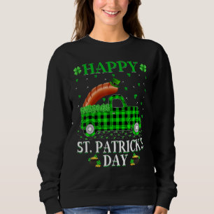 Funny Buffalo Pset Green Truck Sause St Patric Trui