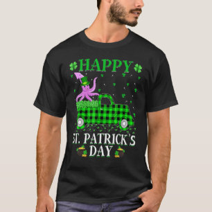 Funny Buffalo Pset Green Truck Squid St. Patrick' T-shirt