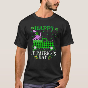 Funny Buffalo Pset Green Truck Squid St. Patrick' T-shirt