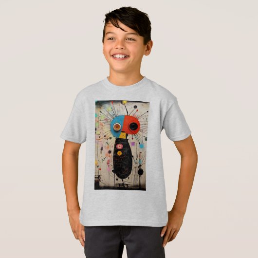 Funny Bug T-shirt voor kinderen (Voorkant volledig)