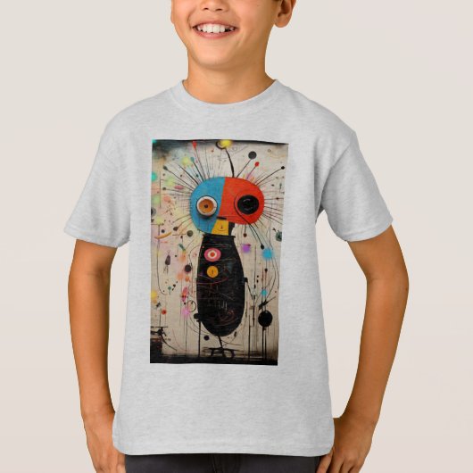 Funny Bug T-shirt voor kinderen (Voorkant)
