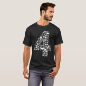 Funny Bugs 4th Birthday Gift Cute 4 Years Old Boy T-shirt (Voorkant volledig)
