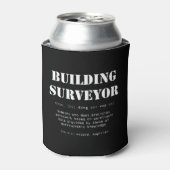Funny Building Surveyor Dictionary Cadeft Blikjeskoeler (Blikje Voorkant)