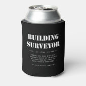 Funny Building Surveyor Dictionary Cadeft Blikjeskoeler (Blikje Achterkant)