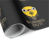 Funny Bulb Pun Dark BG Cadeaupapier (Rol Hoek)