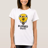 Funny Bulb Pun gebrand T-shirt (Voorkant)
