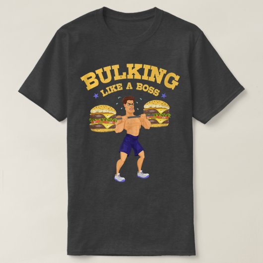 Funny Bulking SeasonBulking als een bus 16 T-shirt (Design voorkant)
