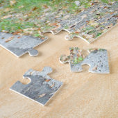 Funny Bull Bison met zijn testikels Legpuzzel (Zijkant)