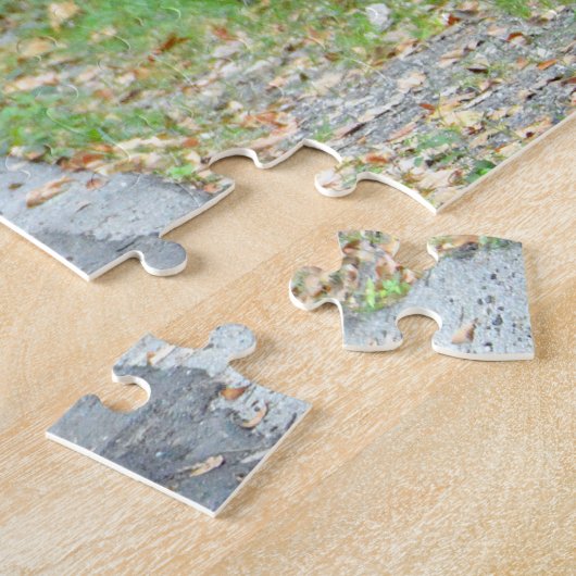 Funny Bull Bison met zijn testikels Legpuzzel (Zijkant)