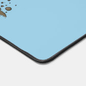 Funny bull Driving Bulldozer cartoon Bureaumat (Hoek)