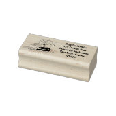 Funny bull Driving Bulldozer cartoon Rubberstempel (Stempel)