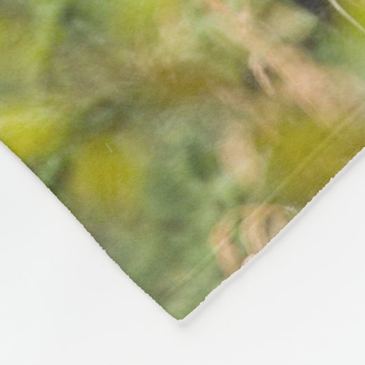 Funny Bull Moose Fleece Deken (Hoek)