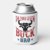 Funny Bull Riding... zelfs Buck Bro. Blikjeskoeler (Blikje Achterkant)