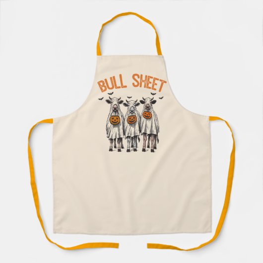 Funny Bull Sheet  Halloween Schort (Voorkant)