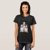 Funny Bull Sheet Highland Koeien liefhebbers Ghost T-shirt (Voorkant volledig)