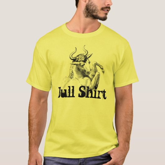 Funny "Bull Shirt" met Bull T-shirt (Voorkant)