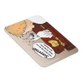 Funny Bull Terrier Cartoon Fridge Magnet Magneet (Rechterzijde)