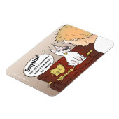 Funny Bull Terrier Cartoon Fridge Magnet Magneet (Linkerzijde)