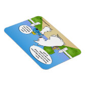Funny Bull Terrier Cartoon Fridge Magnet Magneet (Rechterzijde)