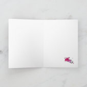 Funny Bull Terrier Cartoon Kaart "Happy Birthday" (Binnen)