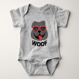 Funny Bulldog Baby Clothing Romper