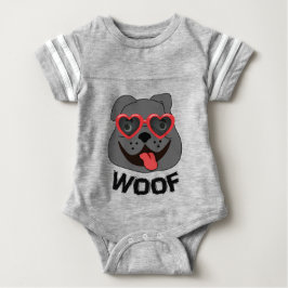 Funny Bulldog Baby Clothing Romper