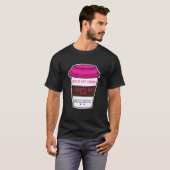 Funny Bulldog Gezegde houdt m'n Drink vast. T-shirt (Voorkant volledig)