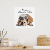 Funny Bulldog Mode - Poster - srf (Keuken)