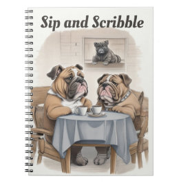 Funny Bulldog Notitieboek