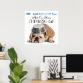 Funny Bulldog - Poster - srf (Thuiskantoor)