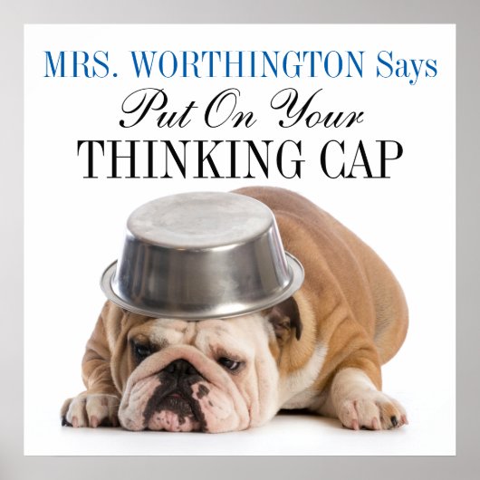 Funny Bulldog - Poster - srf (Voorkant)