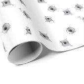Funny Bullet Holes Cadeaupapier (Rol Hoek)