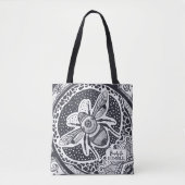 Funny Bumble Bee Ready to Bumble Tote Bag (Voorkant)