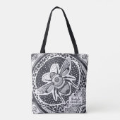 Funny Bumble Bee Ready to Bumble Tote Bag (Achterkant)