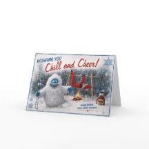Funny Bumble Yeti and Elf Roast Christmas