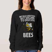 Funny Bumblebee Art For Men Women Beekeeper Honeyb Trui (Voorkant)