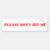 Funny bumper sticker (Voorkant)