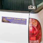 Funny Bumpersticker (Op Truck)