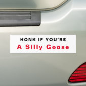 Funny Bumpersticker (Op auto)