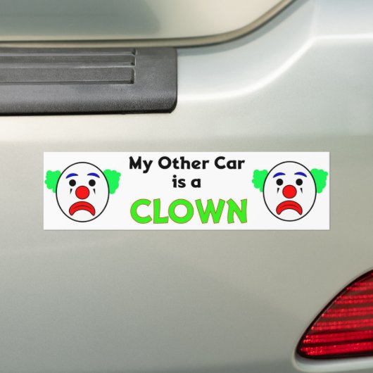 Funny Bumpersticker (Op auto)