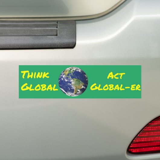 Funny Bumpersticker (Op auto)
