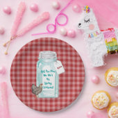 Funny Bunco Canning Jar Spring Chicken Papieren Bordje (Feest)