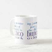 Funny Bunco Coffee Mok (Voorkant links)