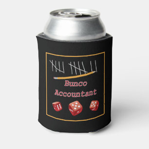 Funny Bunco Dice - Bunco Accountant Blikjeskoeler