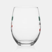 Funny Bunco Dice Friend Stemless Wine Glass Wijnglas Zonder Voet (Rechts)