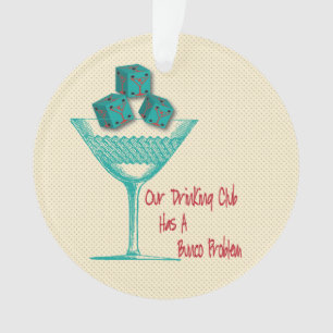 Funny Bunco Dice Girls Night Drink uit Ornament